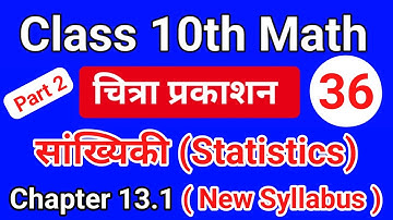 Class 10th Math chitra prakashan| Chapter 13.1 | सांख्यिकी | चित्रा प्रकाशन | up board math