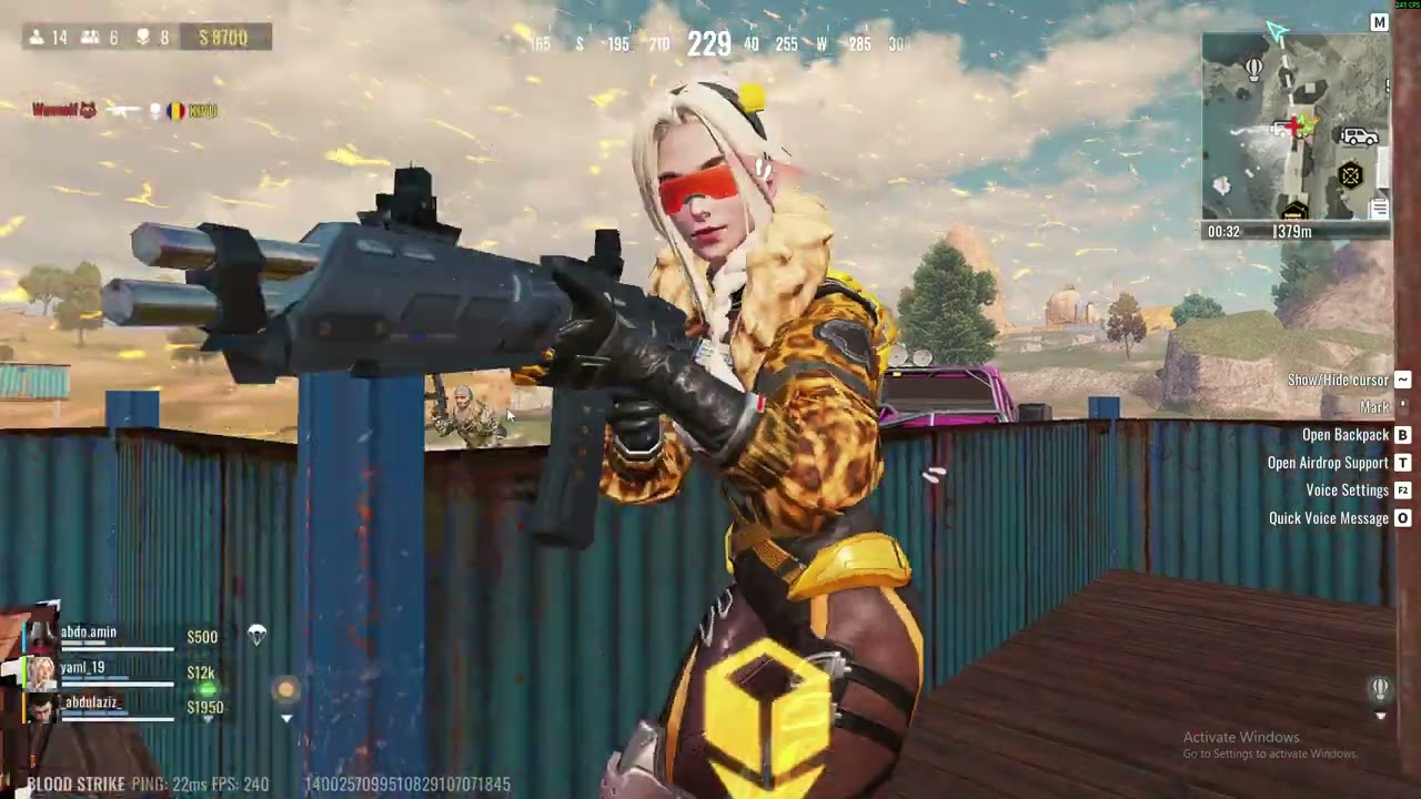 legend on blood strike with manele