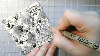 How to draw Zentangles - Bales, Javik, and Hollis | Tangled Talk #9