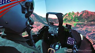 【最もリアルな】戦闘機のフライトシミュレーターとは【1機20億円360°回転】F35, F16, F/A18, AC130, C17