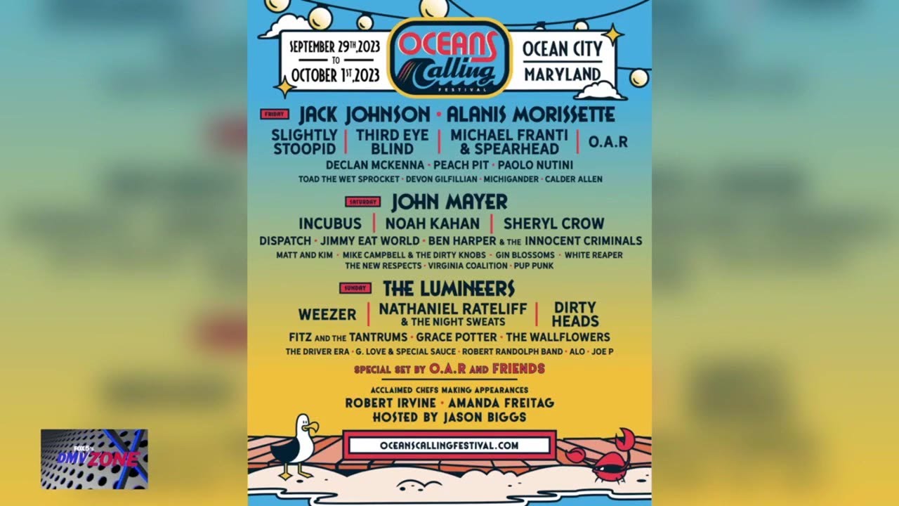 Oceans Calling Festival announces 2023 lineup after weather canceled