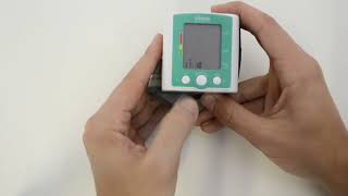 How To Set Up A Wrist Blood Pressure Monitor - Kinetik Wellbeing Blood Pressure Monitor Bpx1W