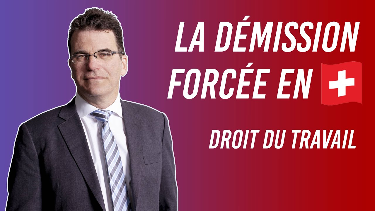 Un employeur en Suisse peut-il vous obliger à démissionner ?