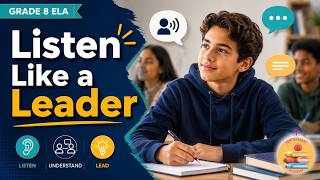 Active Listening Strategies for 8th Grade ELA | Week 1 Day 1