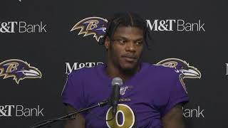 Lamar Jackson Post game Interview | Rams vs Ravens