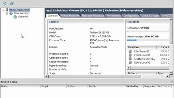 VMware vSphere Administration CBT - Using ESX without vCenter