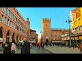 Wonderful Ferrara Italy  - 4k Virtual Walking Tour around the City - Travel Guide. #68