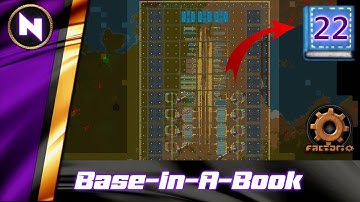 Base-In-A-Book - Stage 1 Complete (Red Belt/Blue Assembler) | #22 | Factorio Lets Play/Walkthrough