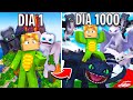 SOBREVIVÍ 1000 DÍAS en LA ISLA de LOS DRAGONES en Minecraft Hardcore [PELICULA COMPLETA]