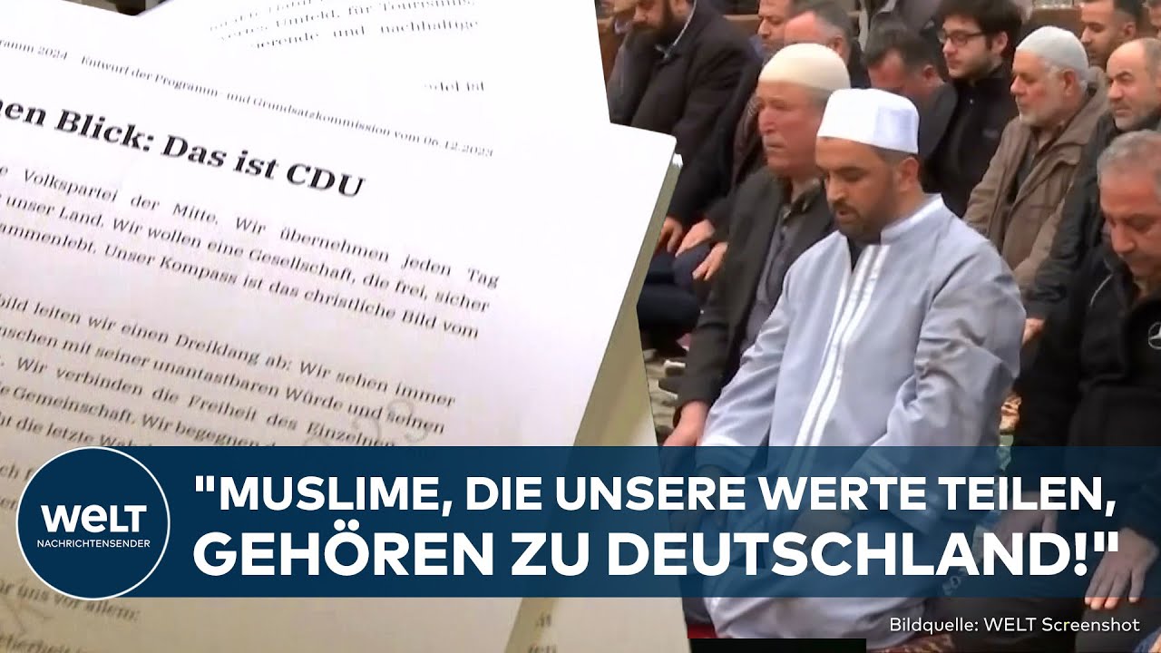 GRUNDSATZPROGRAMM: CDU ändert umstrittenen Islamsatz  \