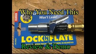 LockNFlate Locking air chuck. Why you want this!