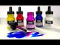 Drawing with LIQUITEX INKS!! - NEW Art Supply! First Impressions