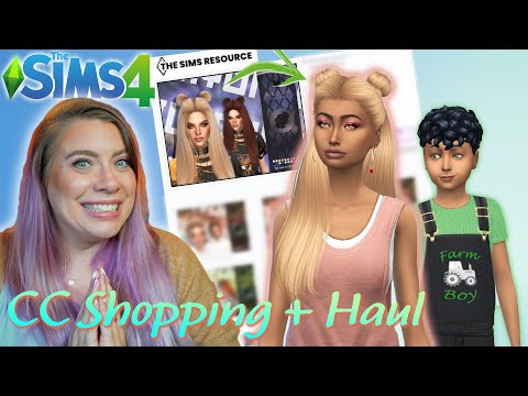 CC Shopping & Haul ? Wie lädt man bei The Sims Resource? ? Custom Content Sims 4