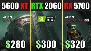 RX 5600 XT vs. RTX 2060 vs. RX 5700