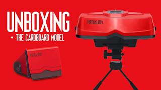 Virtual Boy Cardboard Model Unboxing Gogamego