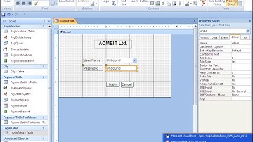 18) Microsoft Access & VBA Bangla Tutorial | How to Create Module and Login Form - Part 1 | RDBMS
