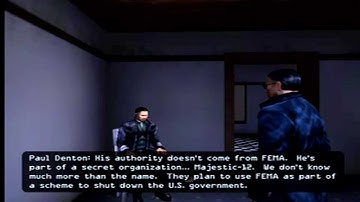 Deus Ex The Conspiracy PS2 Dialogue 14 "Pauls Apartment"