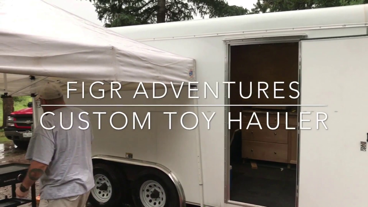 Custom Toy Hauler 16 Foot Cargo Trailer Conversion You Cargo Trailer Conversion