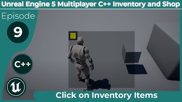 Unreal Engine 5 Multiplayer C++ Inventory and Shop #9: "Click on Inventory Items"