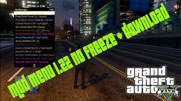 [GTAV /1.22] AP II INTENSE MODMENU NO FREEZE + SCRIPT BYPASS + DOWNLOAD
