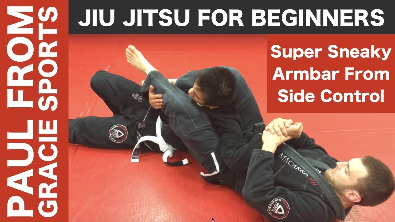 How To Do An Armbar From Side Control: Gracie Jiu Jitsu For Beginners ...