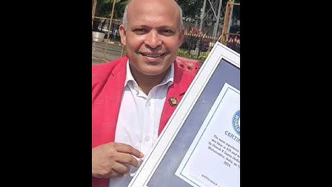 Guinness World Record by Dinesh K Gupta Mindset Guru #dineshgupta #aanandshree #guinnesd #success