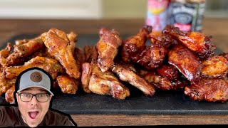 Smoked and Crispy Fried Chicken Wings - Best of Both Worlds!