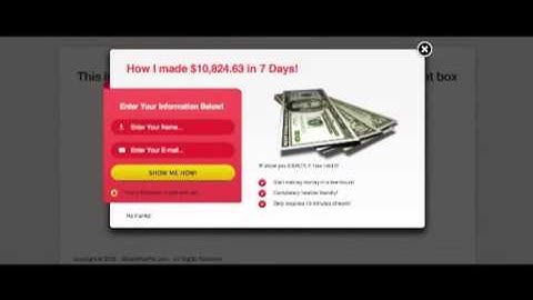 Opt In Light Box Creator - Simple Pop Pro