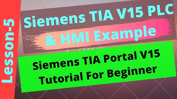 Siemens PLC HMI Programming Example For Beginner