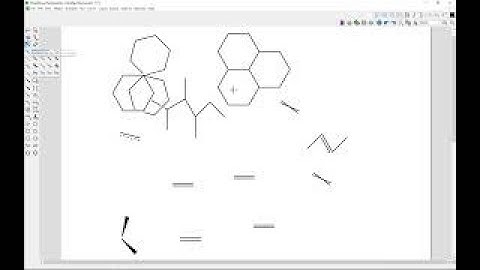 Drawing bonds in ChemDraw