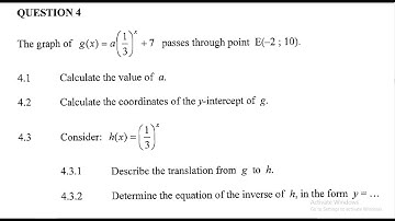 B | MAY - JUNE 2022 GRADE 12 MATHEMATICS P1 - Exponential functions, inverse, logs | PAPER 1