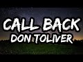 Don Toliver Call Back Lyrics mp3