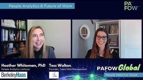 Heather Whiteman of UC Berkeley & Tess Walton of Talent Risk Management on PAFOW Live w/ Al Adamsen