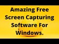 Best Free Screen Recording Software For Windows | Screen Capturing Software Without Watermark for PC