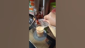 cuaca dingin enaknya minum susu jahe🥰🥰