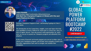 Champions Programs with Viva & Power Platform for Teams | Andrea Mondello