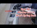Hyundai Sonata Left Master Power Window Switch Replacement!