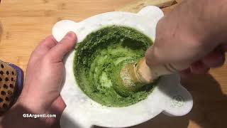 Pesto  - Authentic Ligurian Recipe - with Chef G.S. Argenti Profile