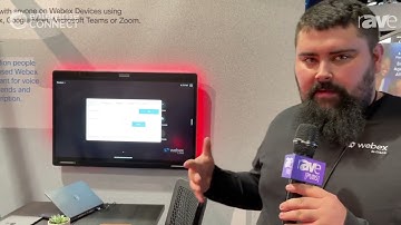 EC 2022: Webex By Cisco Demos Webex Board Pro with Integration, Lighting Control and Screen Share
