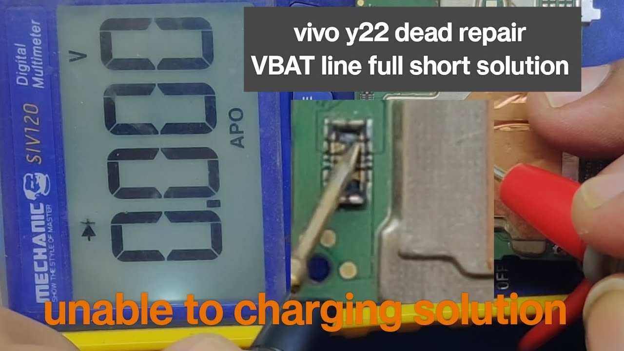 vivo/oppo & all Android model dead solution || VBAT line full short solution|| 
