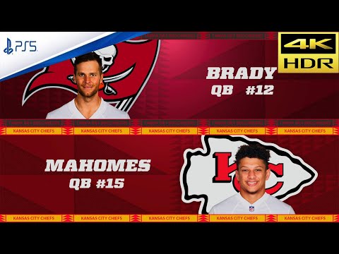 Madden NFL 22 | Chiefs vs. Buccaneers | Super Bowl LV Gameplay Rematch | PS5 [4K 60FPS HDR]