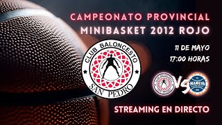Minibasket 2012 rojo masculino CB San Pedro VS CD Manilva Basket