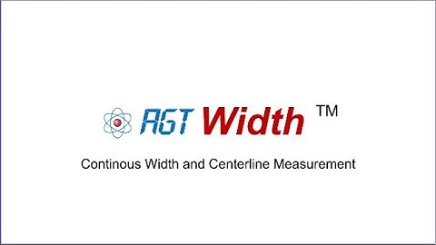 AGT Width Measurement Gauge. Continuous width measurement of sheet or  coil material