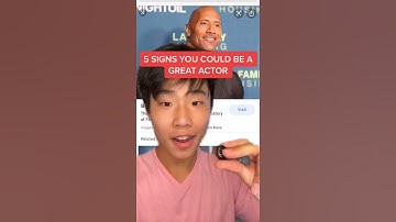 HOW TO KNOW IF YOU COULD BE AN ACTOR #shorts