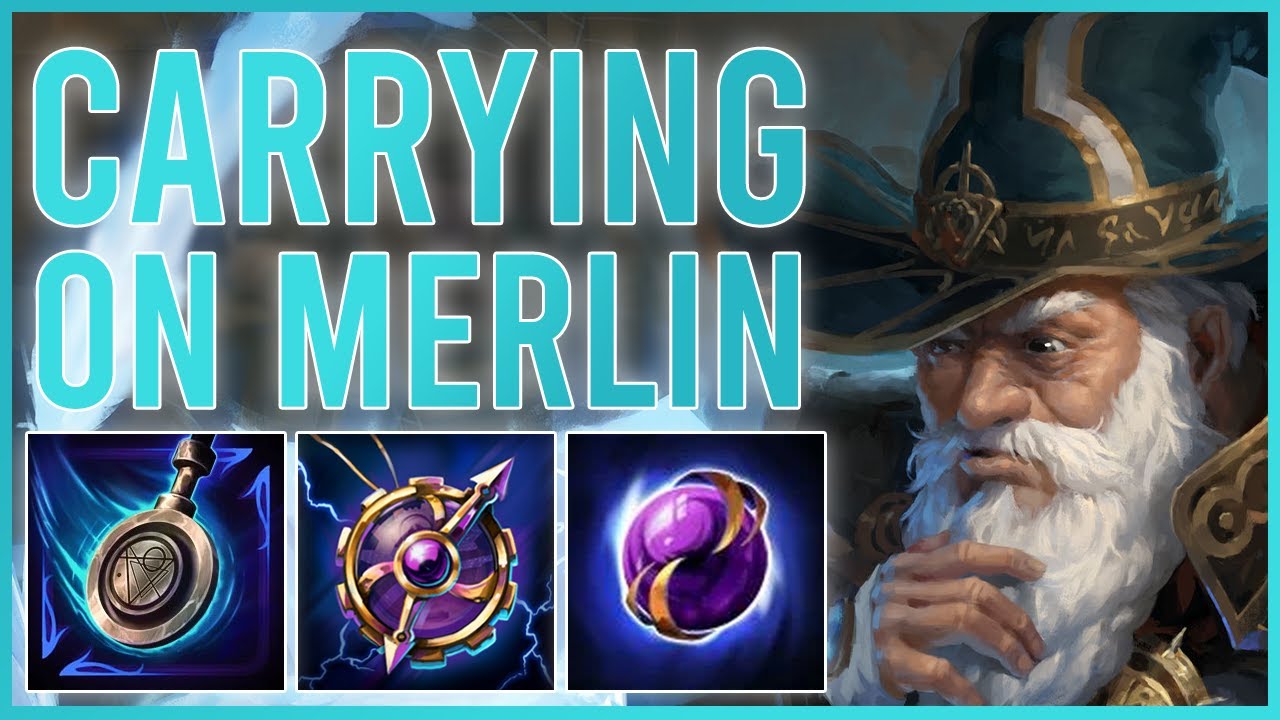 CARRYING MY GAMES ON MERLIN - Grandmasters Mid Ranked Conquest Season 9