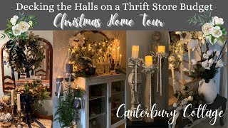 Christmas Home Tour 2021 Canterbury Cottage/Decorating for Christmas on a Thrift Store Budget