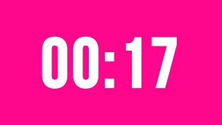 17 Second Countdown Timer No Music With Alarm Clock At The End