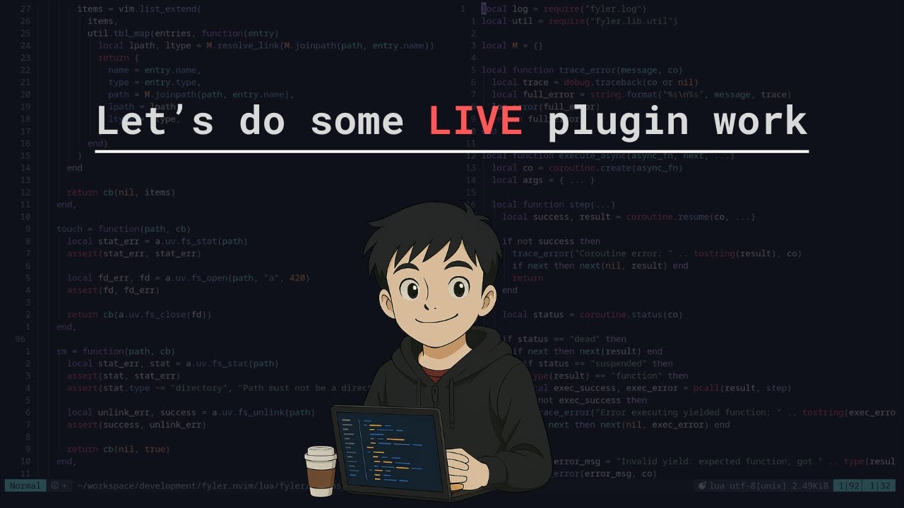 Extensions support for fyler.nvim | neovim plugin developement - YouTube