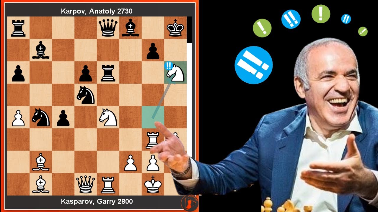 Anatoly Karpov vs Garry Kasparov 0-1 Chess Masters, Anatoly Karpov vs  Garry Kasparov 0-1 #chessmaster #chess #chessiesofinstagram #chessacademy  #ChessChallenge﻿ #chessgame #games, By Junior Masters