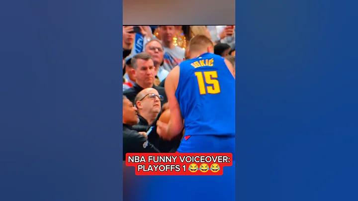 NBA FUNNY VOICEOVER: PLAYOFFS 1 😂😂😂 #shorts